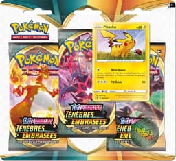 Pokémon - Tri-Pack - Ténèbres Embrasées [EB03] - Pikachu - FR