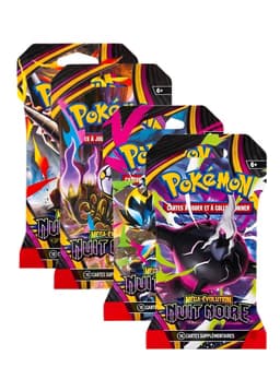 Pokémon - ArtSet de 4 Boosters Blister ME05 - Méga-Évolutions : Nuit Noire
