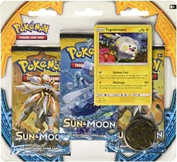 Pokemon TCG Sun & Moon 3-pack Blister — Togedemaru — Inglés