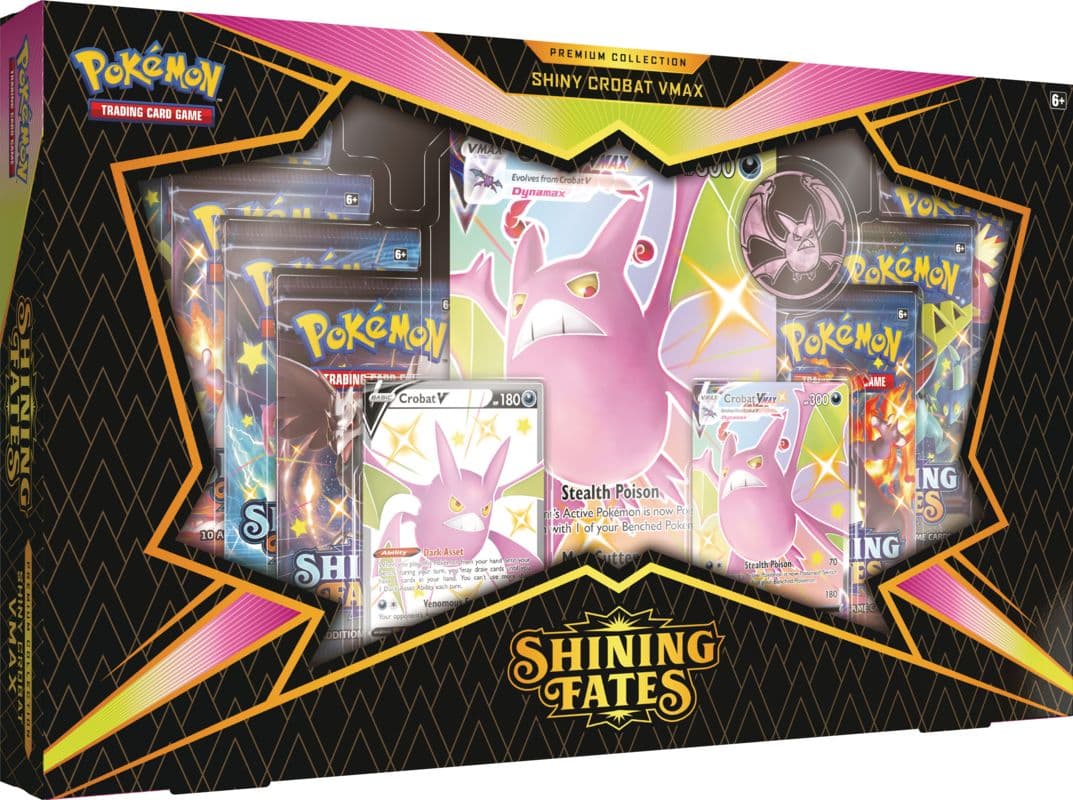 Pokémon Crobat VMAX Premium Collection Box — Inglés