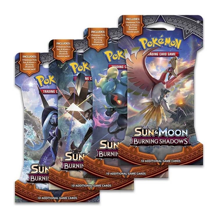 Pokemon Burning Shadows Sleeved Booster pack (1pc) — Inglés