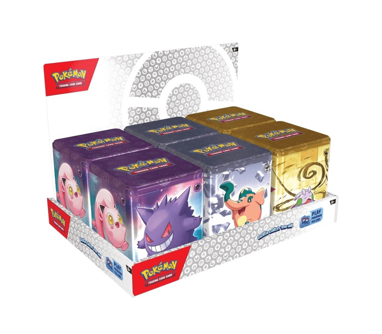 Pokemon Stacking Tin 2024 (Set van 3) — Inglés