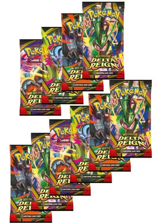 [FORUDBESTILLING] 10 Booster Pakker fra ME06 Delta Reign — Inglés
