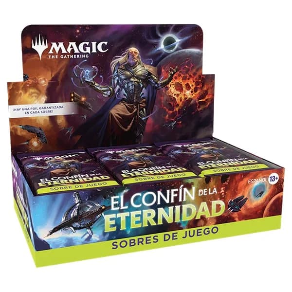 Caja de sobres de juego de El Confín de la Eternidad