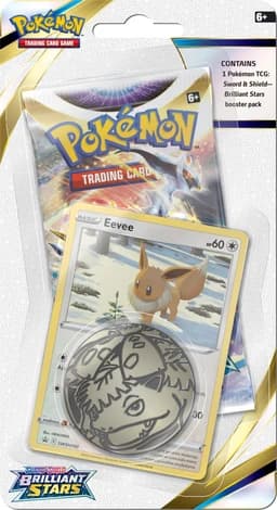 Pokemon TCG Brilliant Stars Checklane Blister — Eevee — Inglés