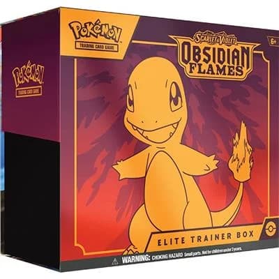 Pokemon TCG: Caja de entrenador elite Obsidian Flames (Inglés)