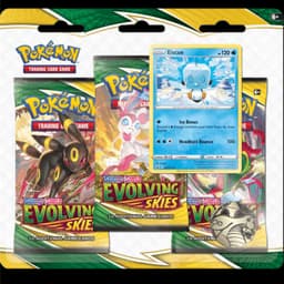 Pokémon TCG Sword & Shield Evolving Skies 3 Pack Blister (Eiscue) — Inglés