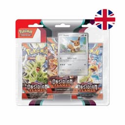 Pokémon - Scarlet & Violet: Obsidianflames Eevee 3-Pack Blister - Inglés