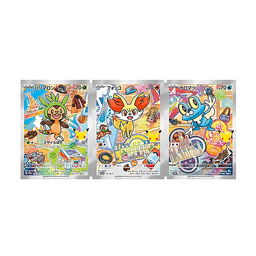 Pokémon - 30th Celebration Card Set Marisson, Feunnec, Grenousse (JP)
