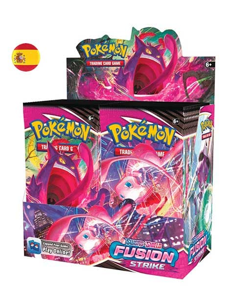 CAJA DE SOBRES - GOLPE FUSIÓN - POKEMON - ESPADA Y ESCUDO 8