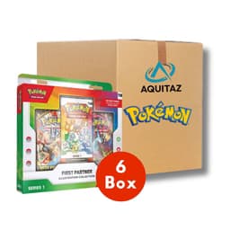 Pokémon: First Partner Series 1 Illustration Collection Box Sealed Case (6 Boxar) — Inglés