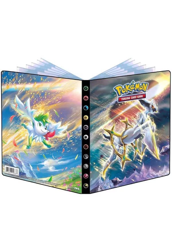 Pokémon mappe (Mellem) med vilkårligt Pokémonmotiv (4 kort pr. side)