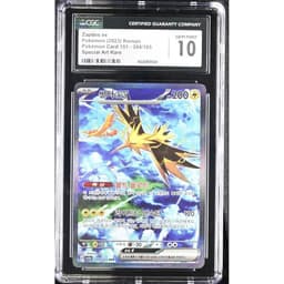 Zapdos ex (sv2a 204) Pokémon Card 151 Koreano — CGC 8