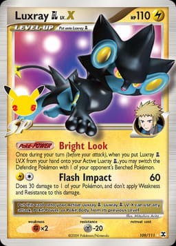 Luxray GL LV.X Classic Collection (109) Celebrations: Classic Collection — Inglés