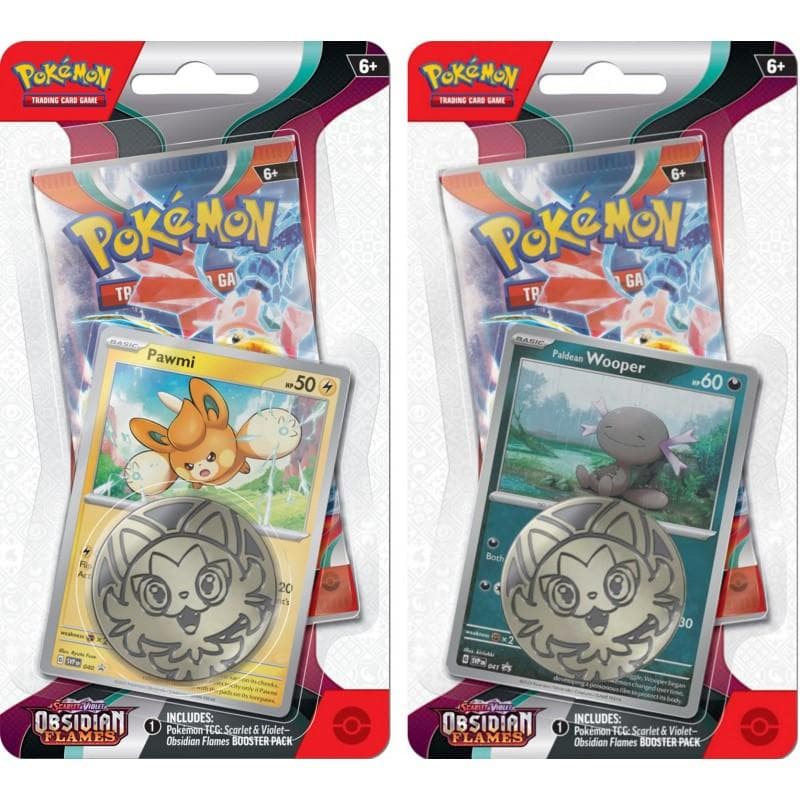 Blister Llamas obsidianas Pokemon Escarlata y Púrpura (INGLÉS)
