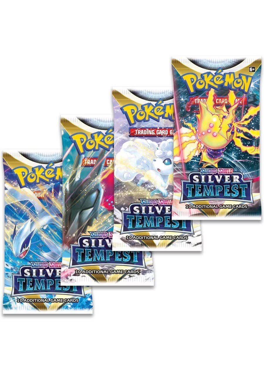 Booster Pack full artwork set (4 stk.) fra SWSH Silver Tempest — Inglés