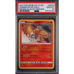 Shining Ho-Oh (SM 70) SM Black Star Promos — PSA 10