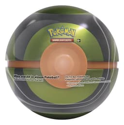 Pokemon Pokeball Tin Sommer 2020 (DE) — Finsterball (grün/schwarz)