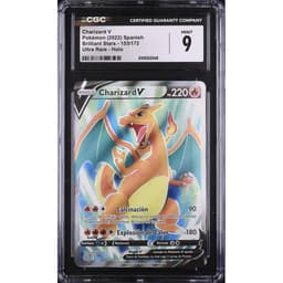 Charizard V (BRS 153) Astros Brillantes — CGC 9