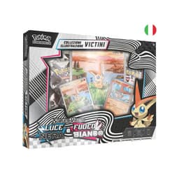 Pokemon Luce Bianca e Fuoco Nero collezione illustrazione Victini ITA