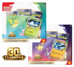 Blister 3 sobres con pegatinas 30 aniversario - Español