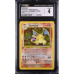 Charizard (BS 4) Base Set 1st Edition — CGC 4