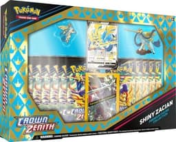 CROWN ZENITH SHINY ZACIAN PREMIUM COLLECTION BOX — Inglés