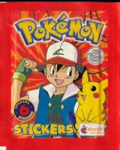 Booster de 6 Stickers Merlin Topps - Pokémon 1999 - EN