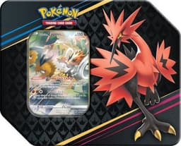 Pokémon Sword & Shield Crown Zenith Special Tin Galarian Zapdos — Inglés