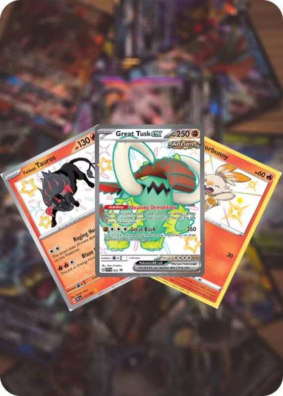 3 Shiny Pokémonkort