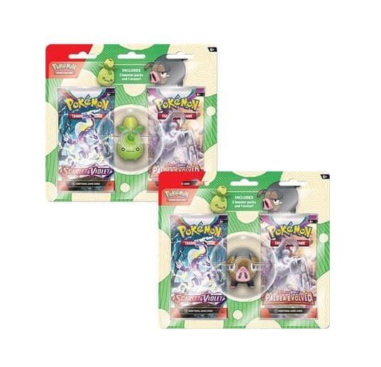 Pokemon Back to School Eraser Blister Bundel (2pc) — Inglés