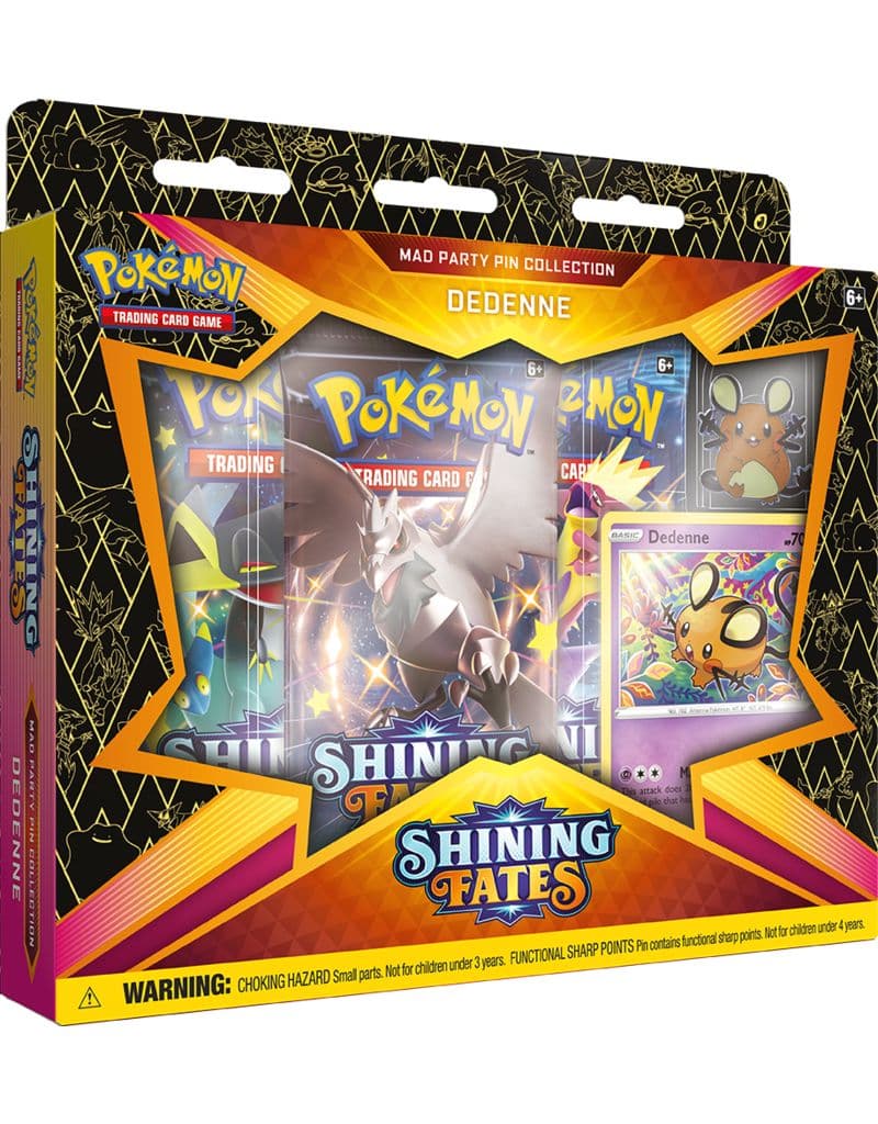Pokémon Shining Fates - Dedenne Pin Box — Inglés