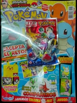 Revista Pokémon número 4 - Bolsita Pokéballs