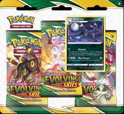 Pokemon TCG Evolving Skies 3-Pack Blister — Umbreon — Inglés