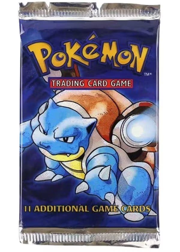 Booster Pack - Base Set - Blastoise pack art — Inglés