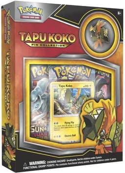 Tapu Koko Pin Collection — Inglés