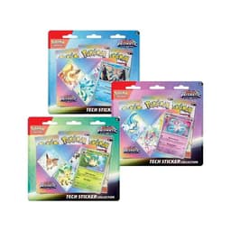 Pokémon TCG: Prismatic Evolutions Tech Sticker Collection – Pack de 3 Diferentes – Inglés