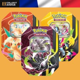 Pokémon - Pokébox Méga Puissances - 4 Boosters - Méga-Dracolosse / Darkrai / Zeraora ex - Illustration Aléatoire - Version Française