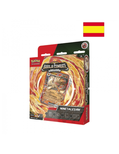 POKEMON BARAJA DE COMBATE DELUXE NINETAILS EX - CAST
