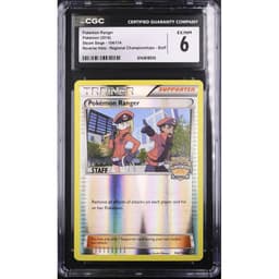 Pokémon Ranger (STS 104) Steam Siege - Staff - Championship Regional — CGC 6