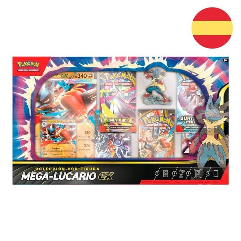 Blister cartas Mega Lucario Ex Pokemon español Latino
