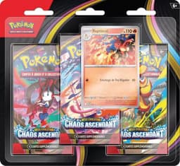 Tripack Display Chaos Ascendant ME04 3 Booster Pokémon Français — 1 Tripack