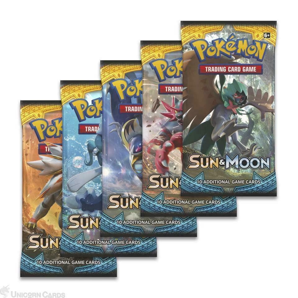 Pokémon Sun & Moon Base Set Booster Pack (1pc) — Inglés