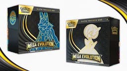 LOTE MEGAEVOLUCIONES PREMIUM - Caja 36 Sobres + 2 Cajas Entrenador Elite
