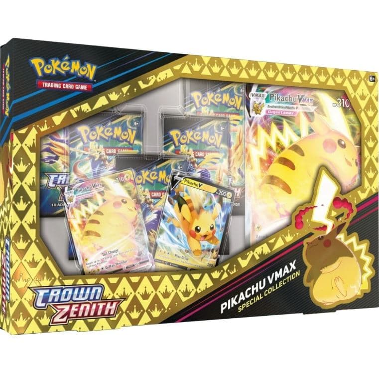 Pokemon Crown Zenith Pikachu VMAX Special Collection — Inglés