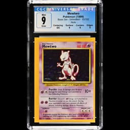 Mewtwo (BS 10) Base Set Inglés 1999 — CGC 9