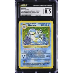 Blastoise (CLB 003) Pokémon Trading Card Game Classic — CGC 8.5