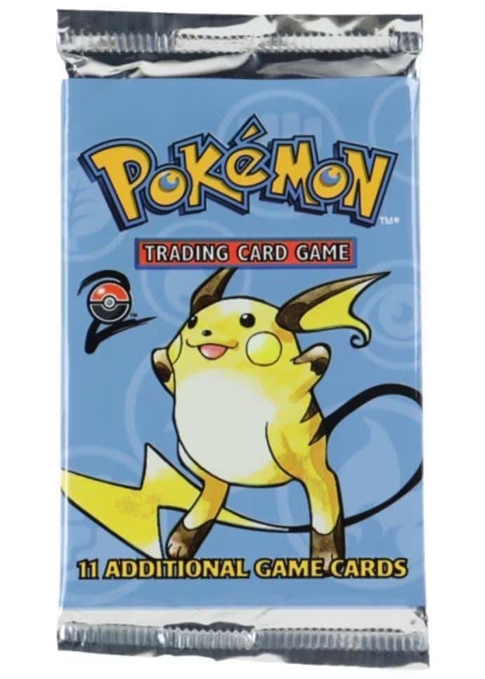 Booster Pack - Base Set 2 - Raichu pack art — Inglés