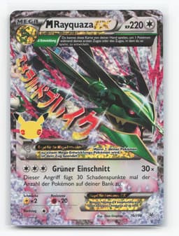 M Rayquaza-EX (Tysk) 76 - Celebrations: Classic Collection — Inglés