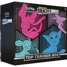 PKM - Schwert und Schild 7 Top-Trainer Box (DE) — Evoli - Blau/Pink